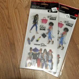 Rongrong clear stamps New in packaging!